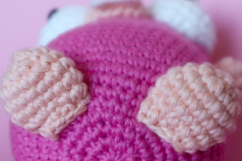 Pink Gopher Crochet Amigurumi