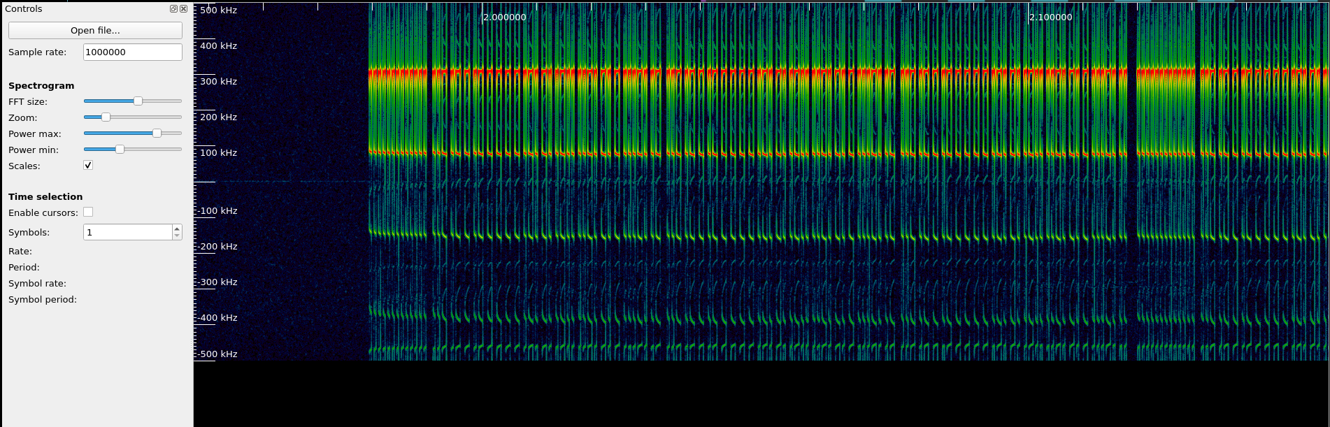 Raw signal image