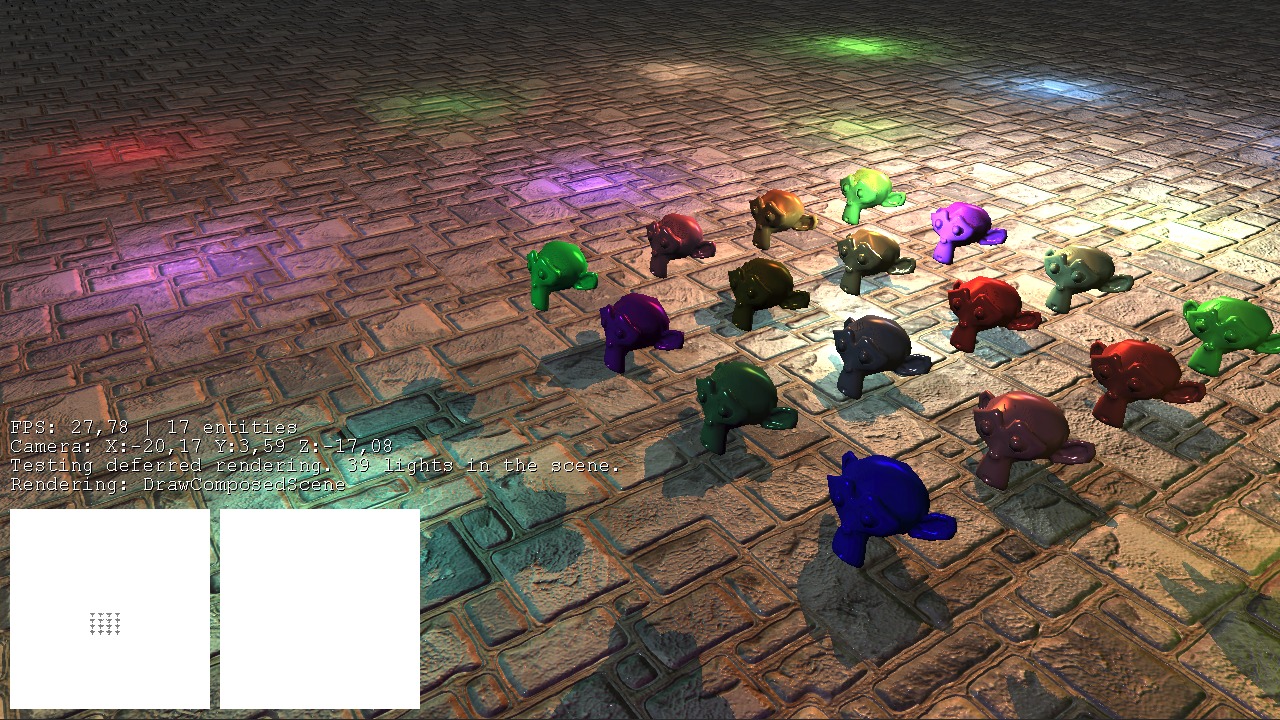 Deferred rendering screenshot