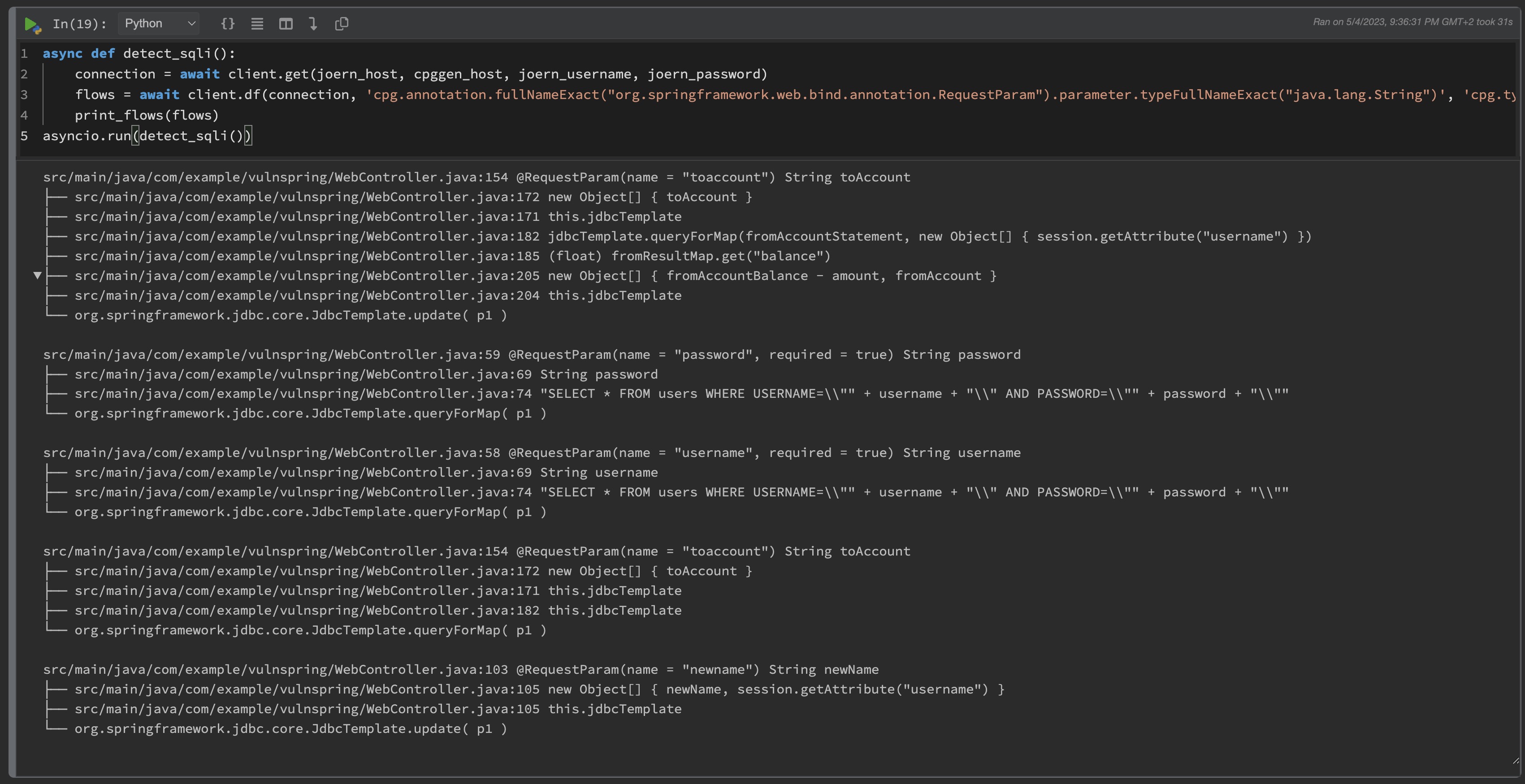 polynote interface