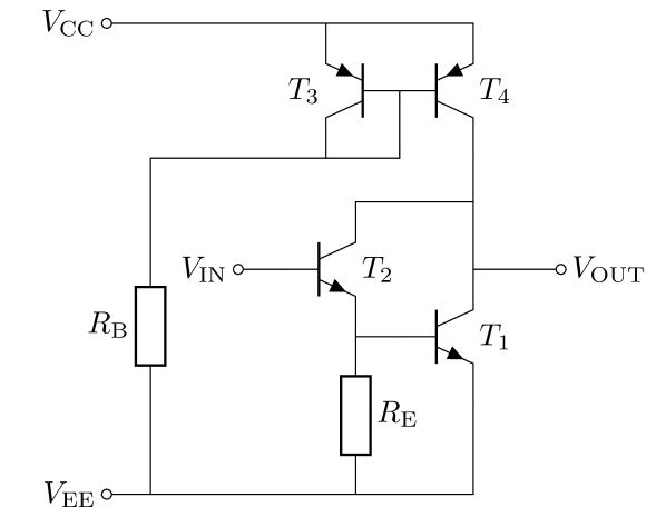 CE amplifier with Darlington pair and active load