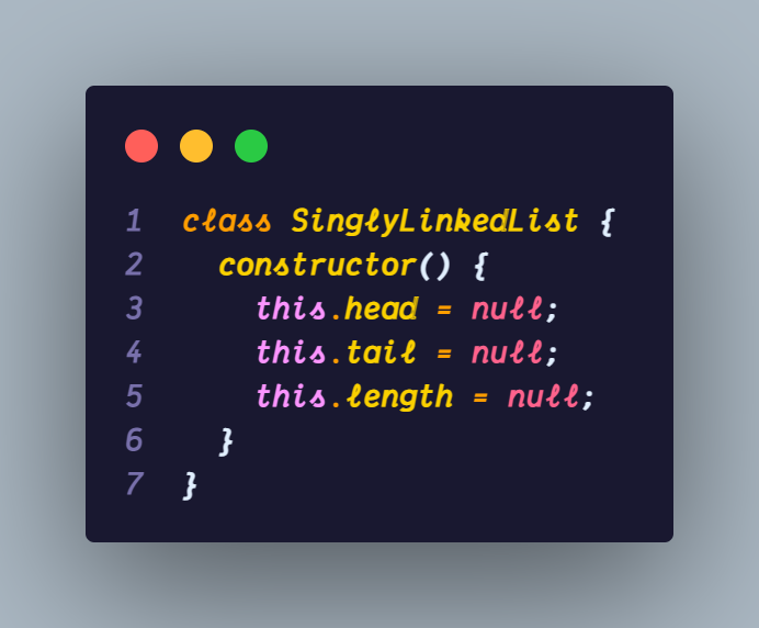 Single linked list codesnap