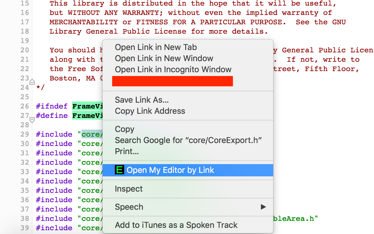 Chromium Code Search by link