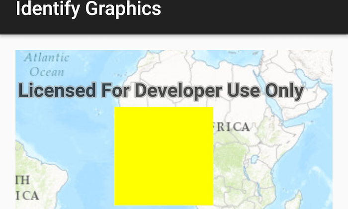 Identify Graphic Hit Test App