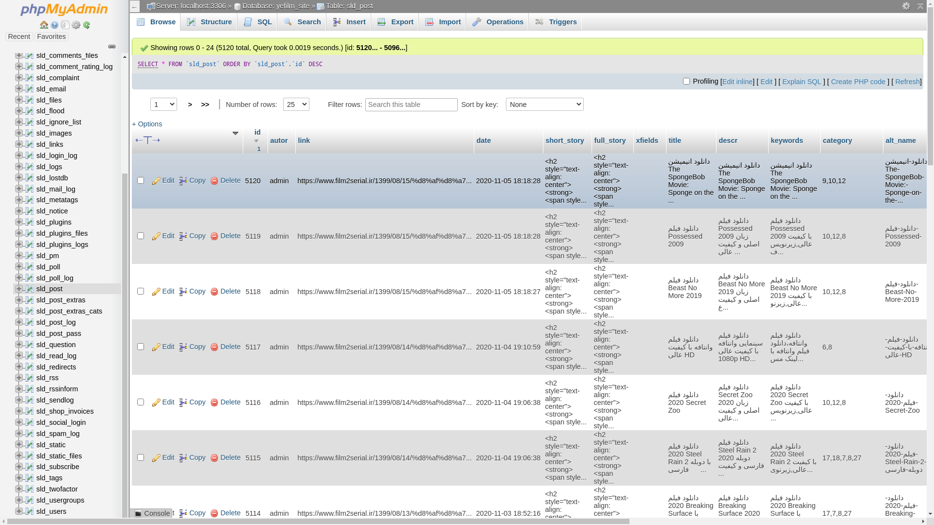 film2serial API Service Crawler