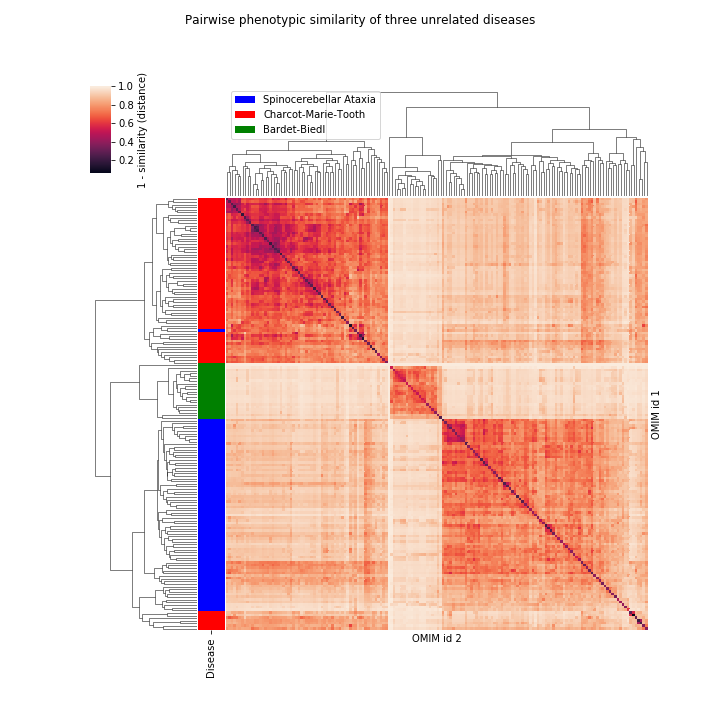 Phenotype Similarity Clustering