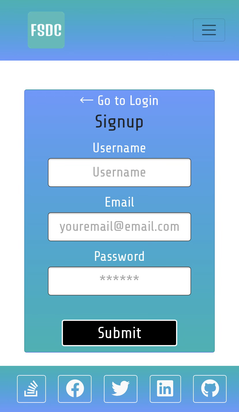 Signup Mobile