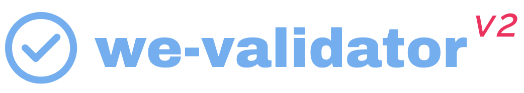 we-validator