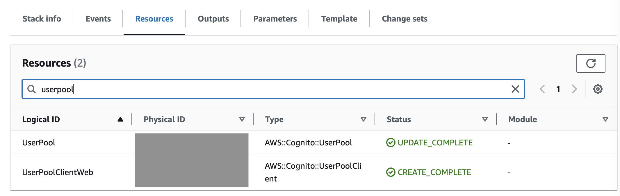 user-pool-resource-on-cfn