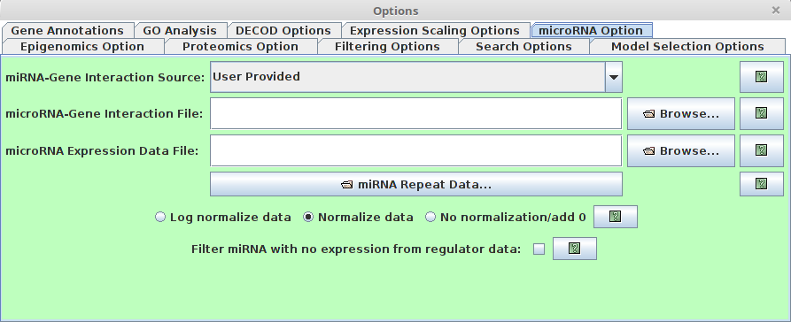 microRNA option