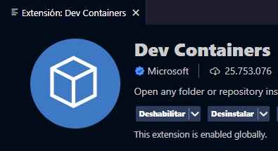 Dev Containers Extension