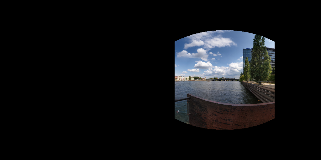 Viewport in equirectangular