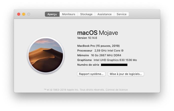 About This Mac