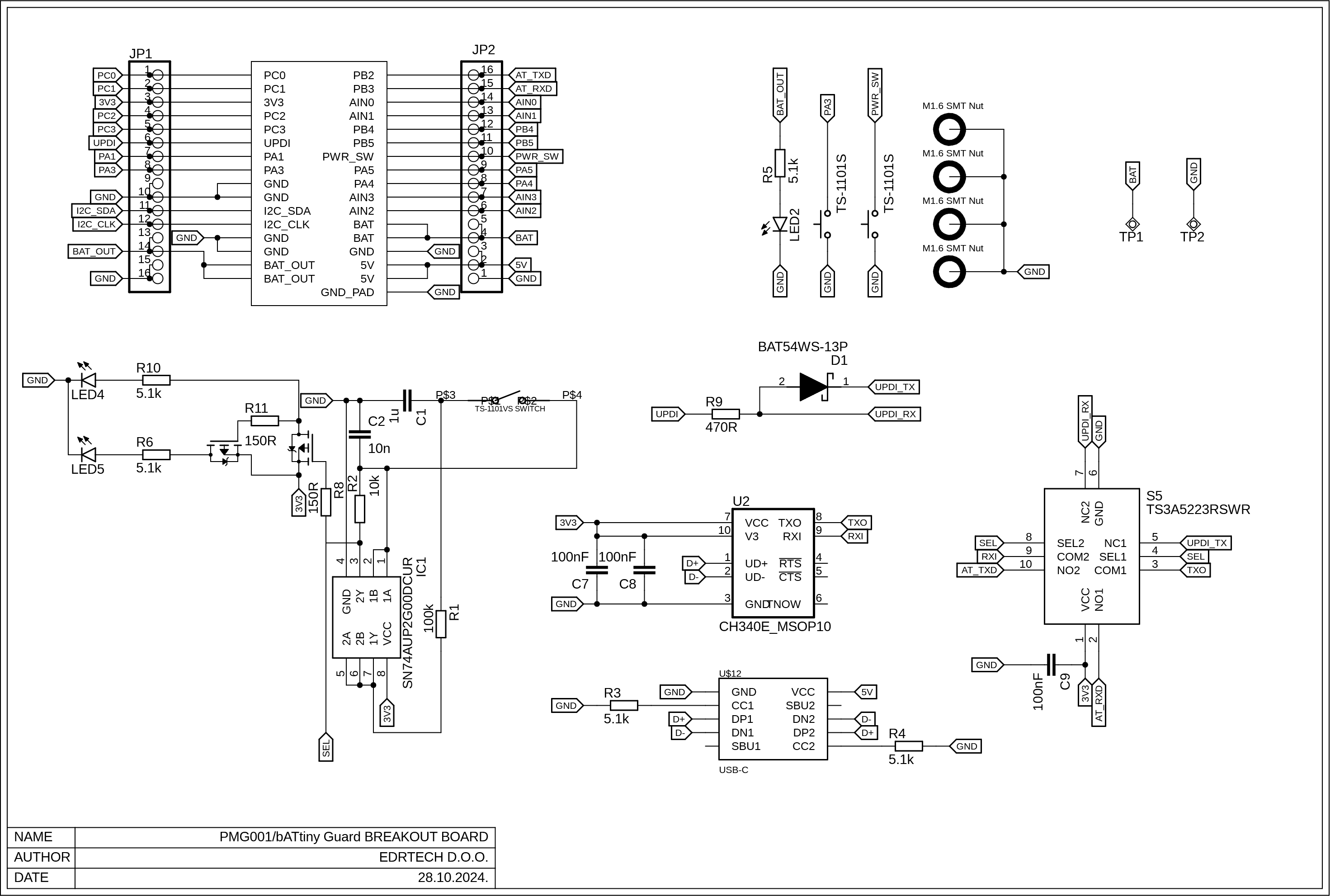 Breakout schematic