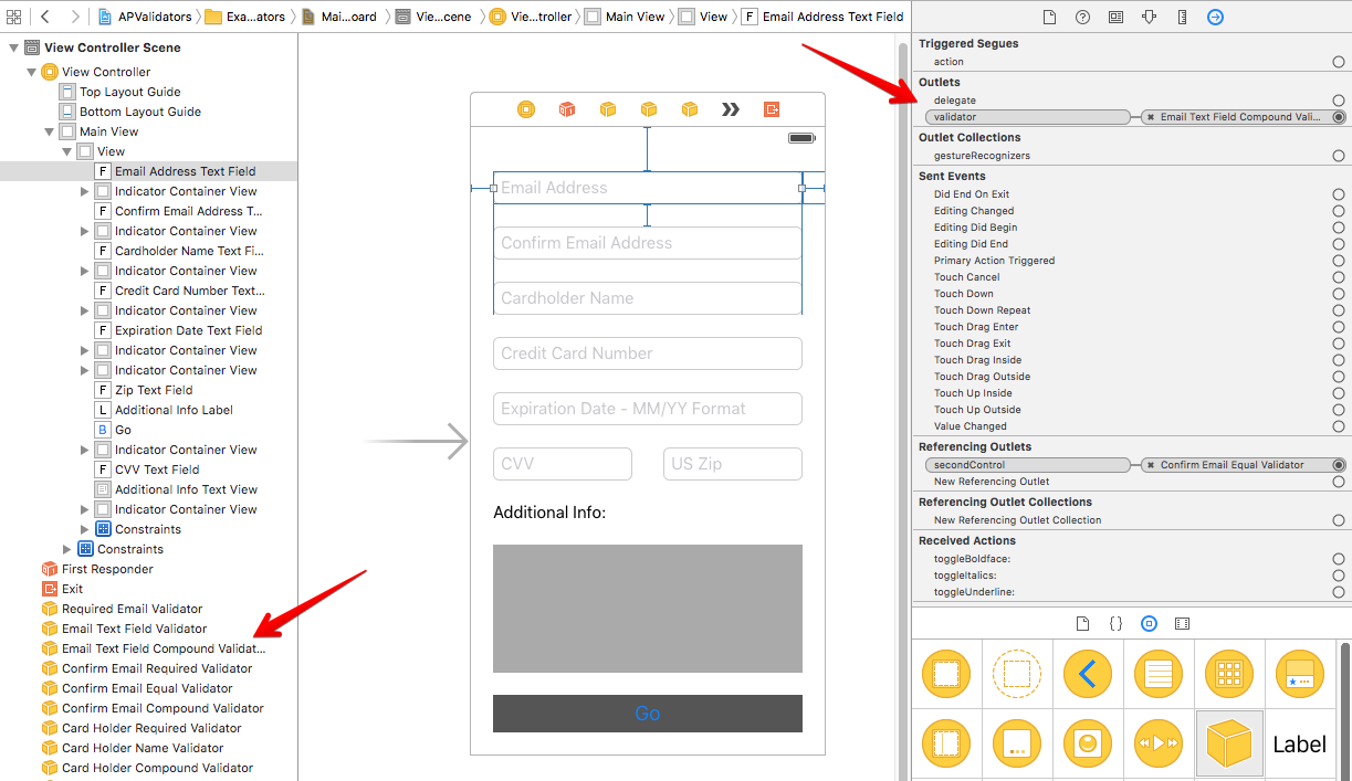 Connect validator