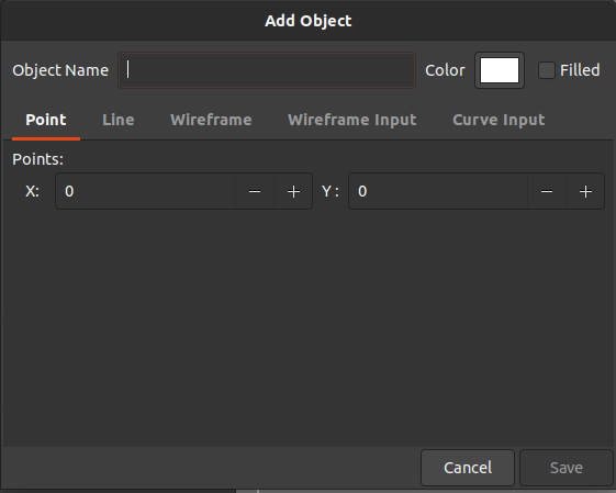 Adding an object