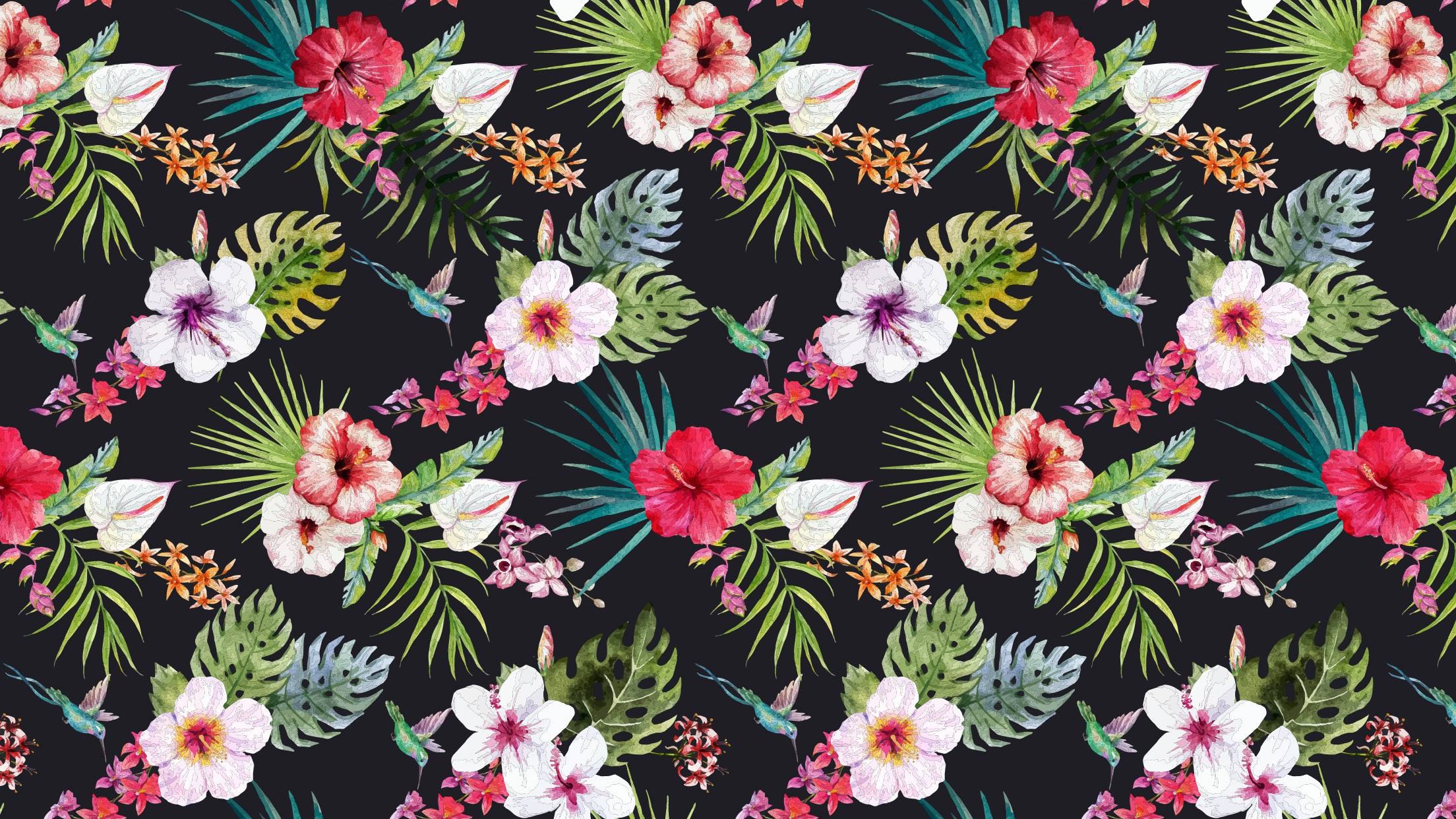 a_pattern_of_flowers_and_leaves_01