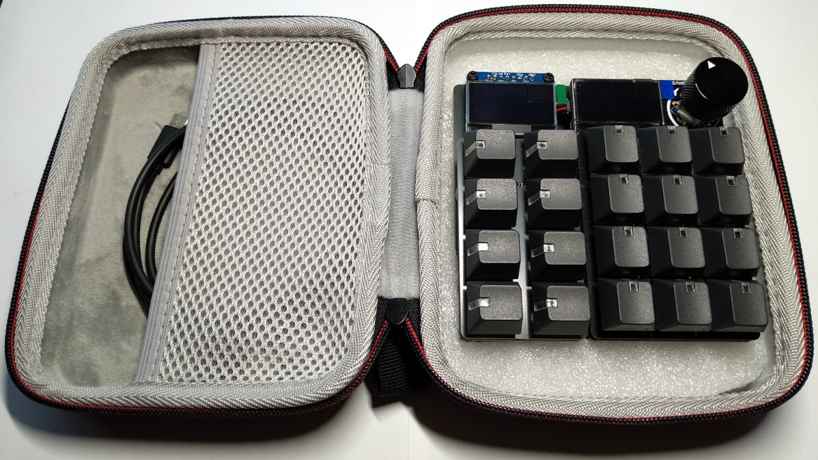 Ultimate Adafruit Macropad inside a case