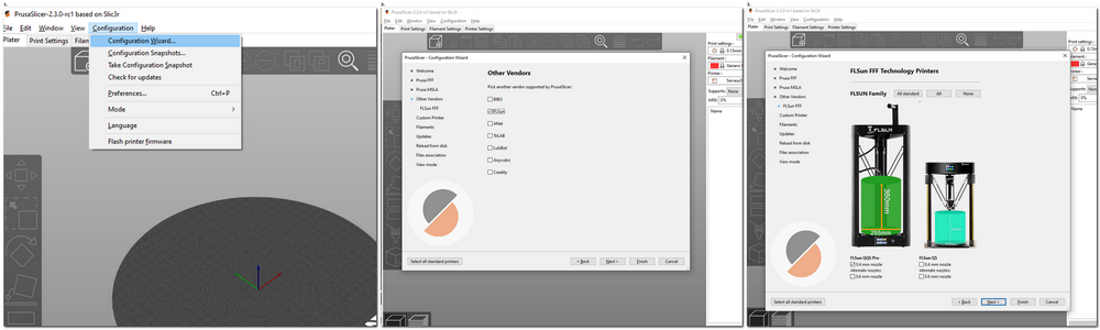 PrusaSlicer Wizard1