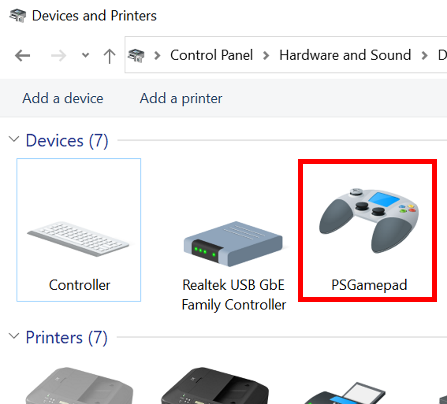 raspberry pi joystick device in cpanel