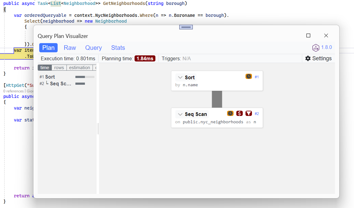 PostgreSQL Plan