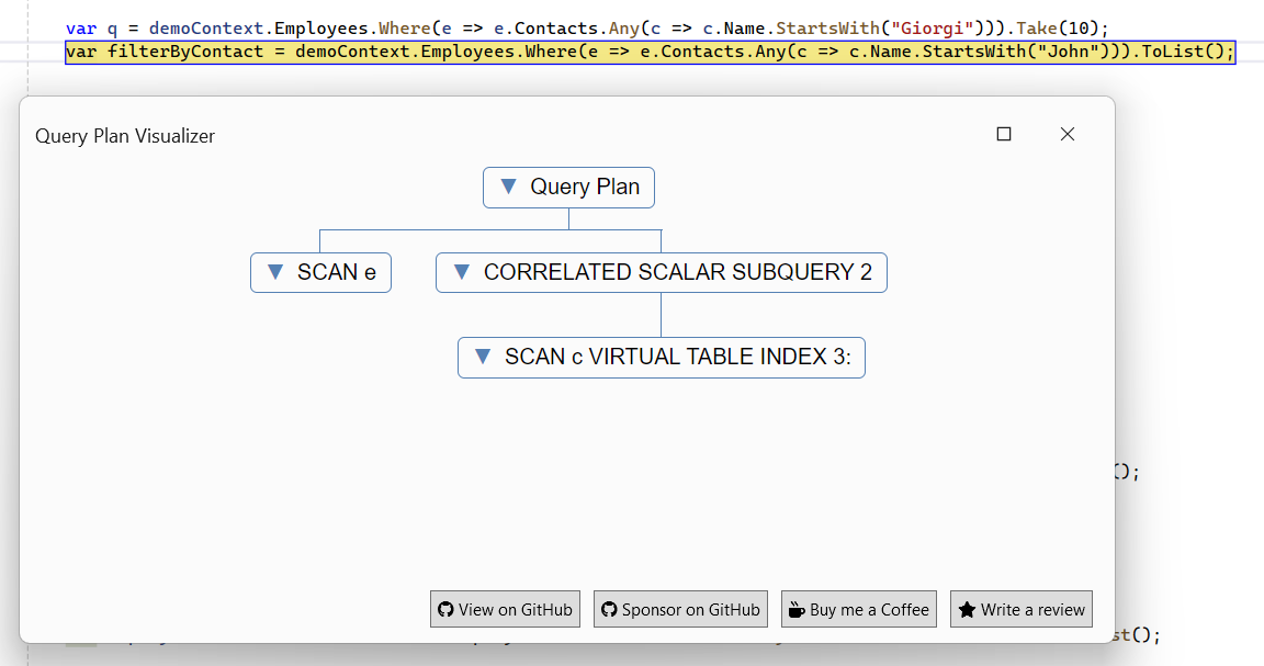 SQLite Plan