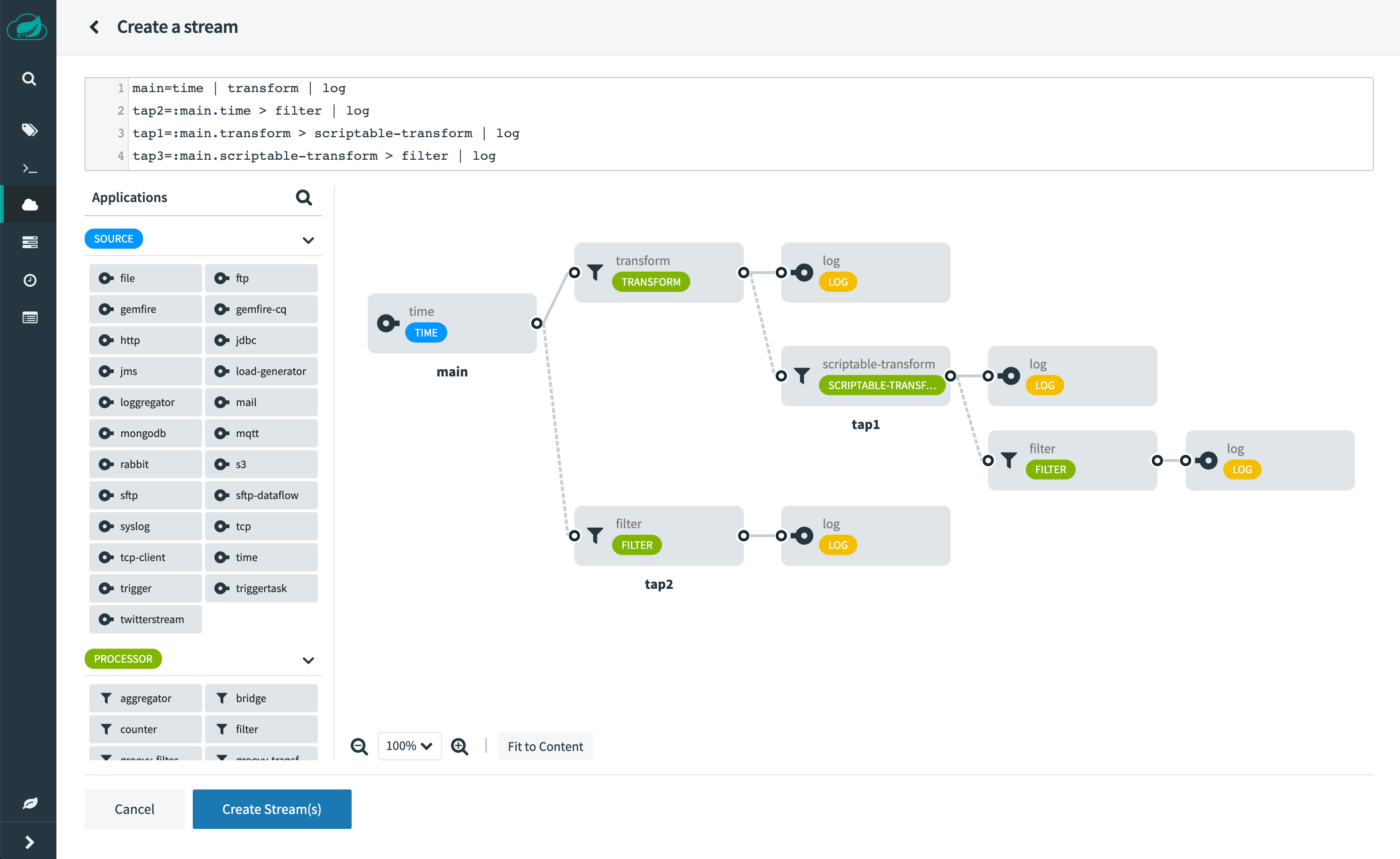 dataflow ui