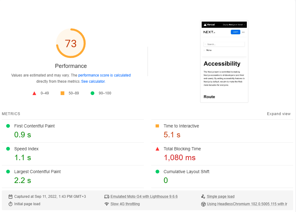 Next.js Benchmark