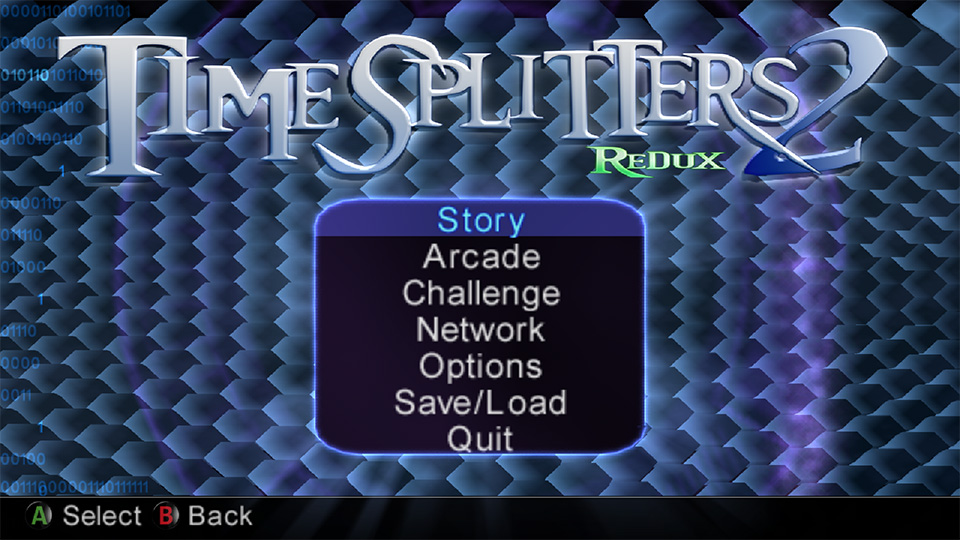 Main menu