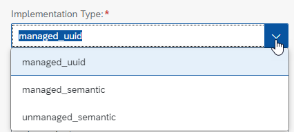 Implementation types