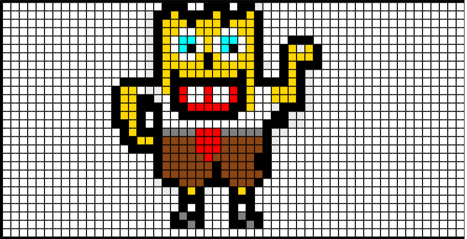 spongebob pixlated