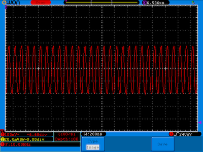 10mhz signal from DAC at 20mhz