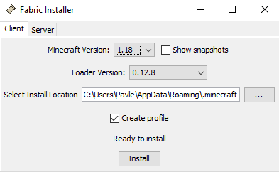 fabricinstaller