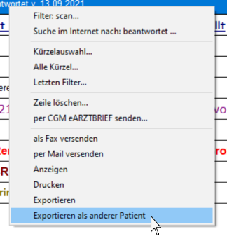 erweitertes Kontextmenu