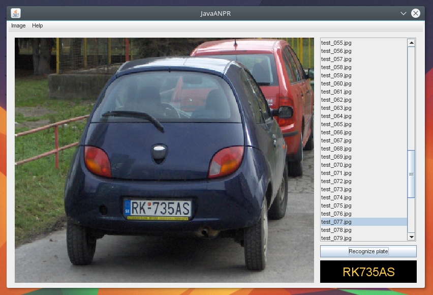JavaANPR GUI
