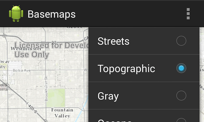 basemaps app