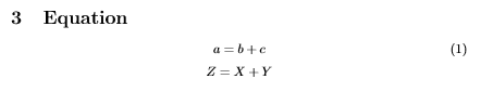 Equation