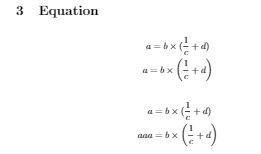 multilines formula