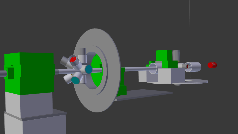 Geometry of the UTR Geant4 simulation