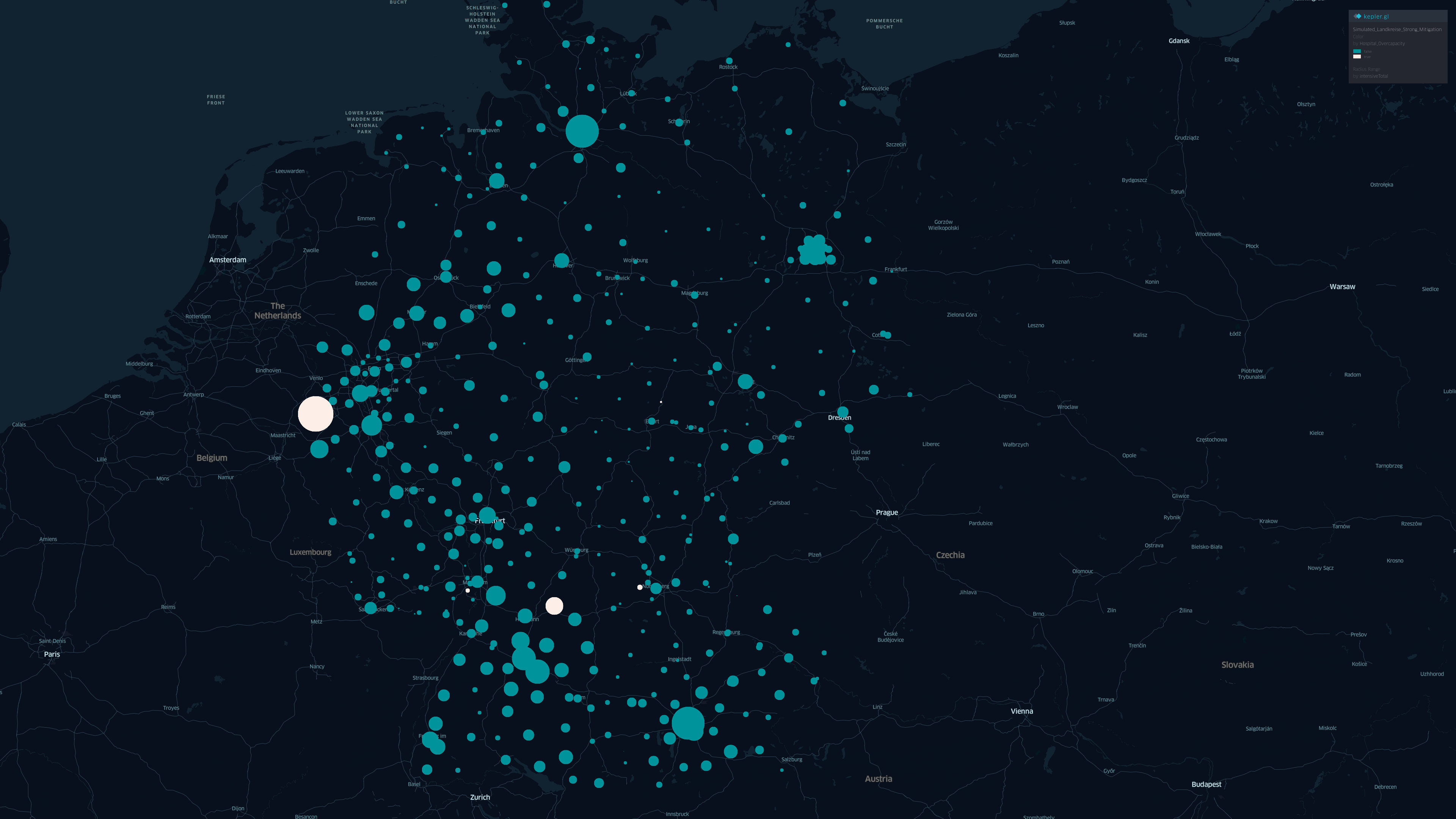 When will Germany's hospitals reach full capacity