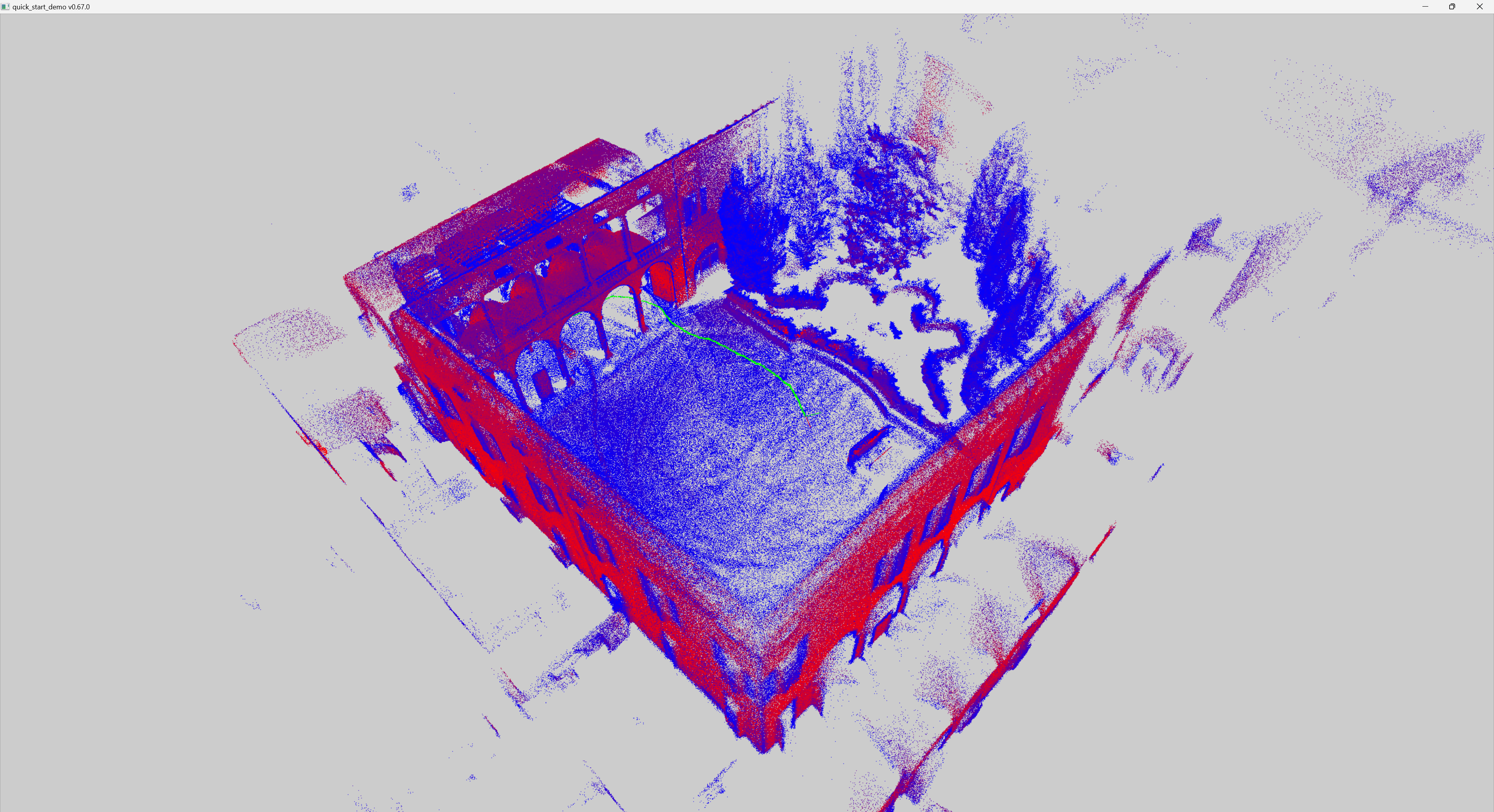 DEMO (point cloud and trajectory)