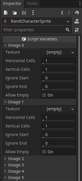 node properties