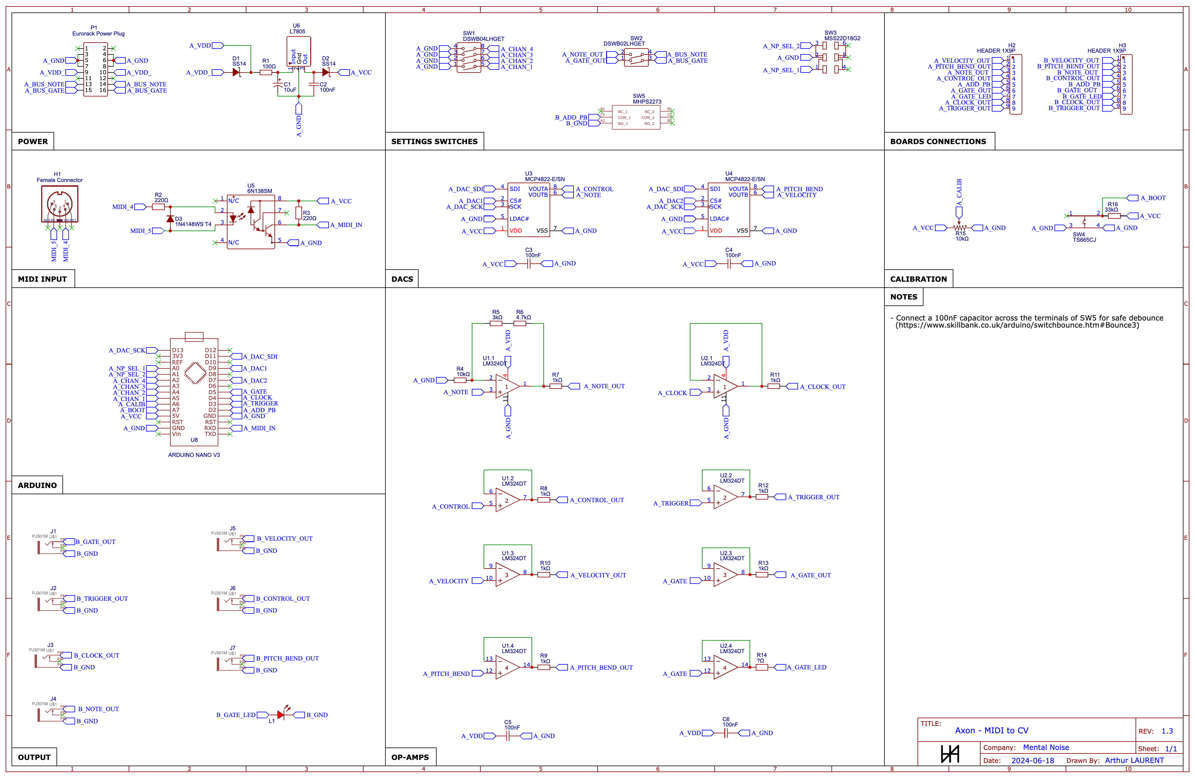 Mental Noise - Axon - Schematics