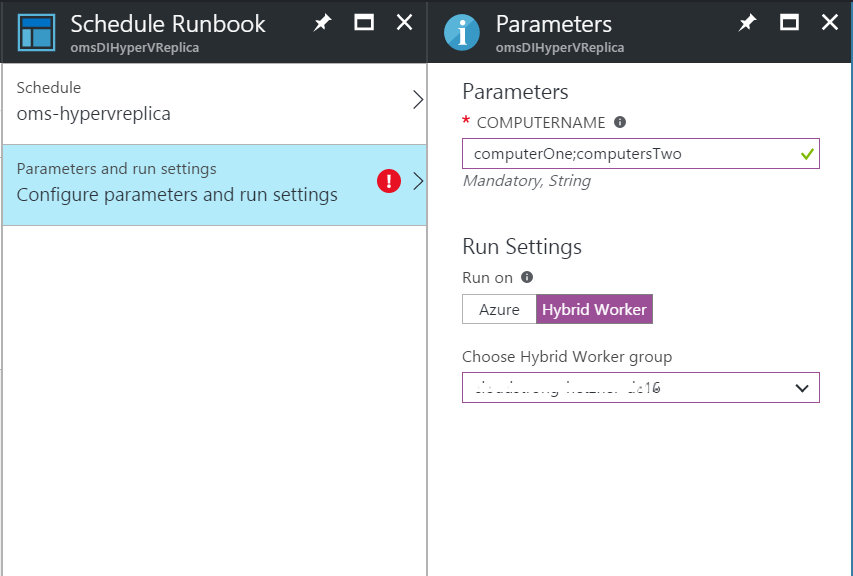 Hyper-V Replica OMS Solution