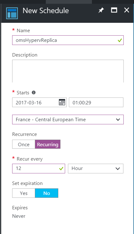 Hyper-V Replica OMS Solution