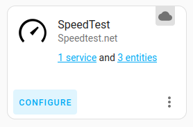 speedtest integration page