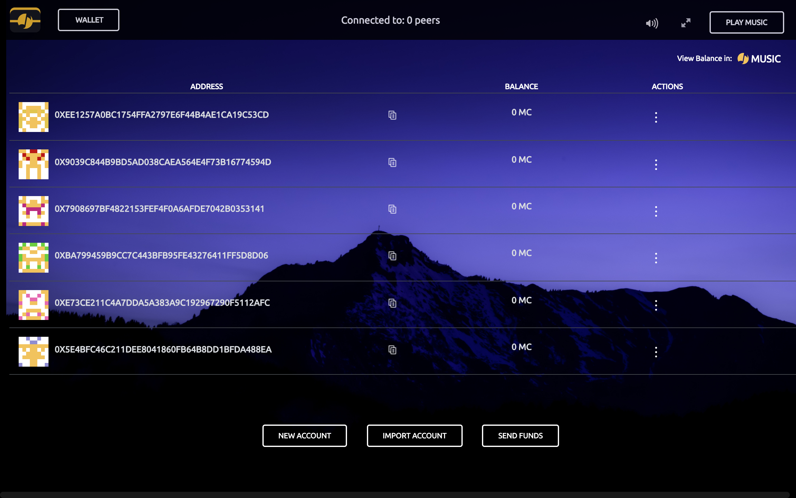 Musicoin Wallet