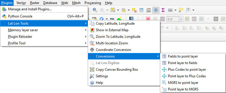 Lat Lon Tools Plugin